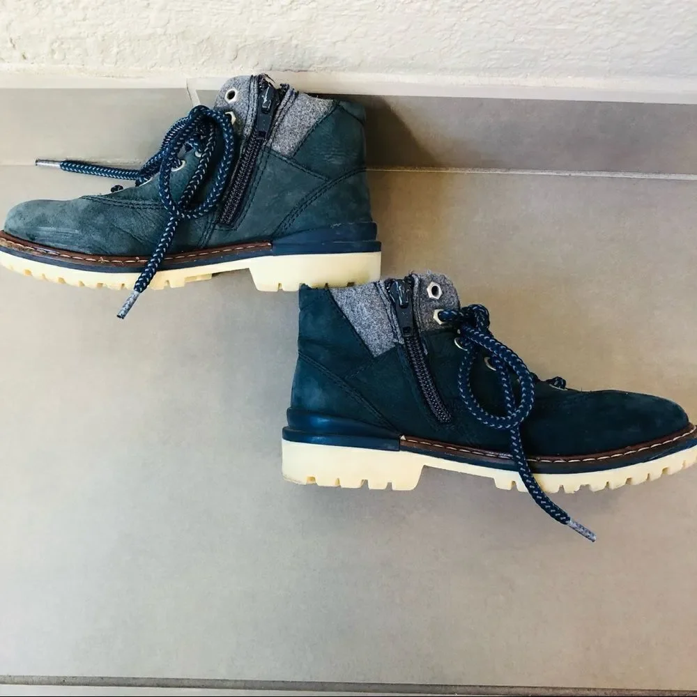 Zara Boys Suede Hiking Boots